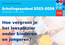 Scholingsaanbod leesbevordering 2023-2024